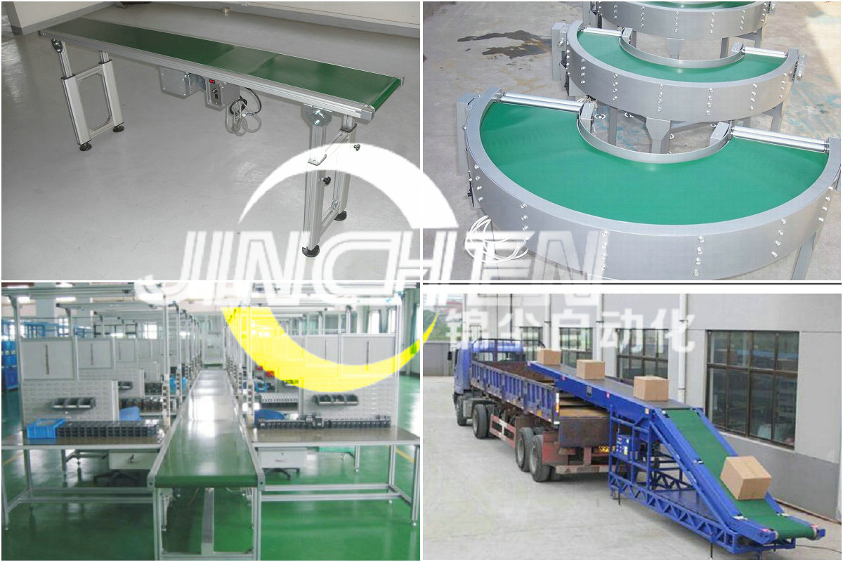 小型皮帶線、轉(zhuǎn)彎皮帶線、裝配皮帶線和裝車皮帶輸送機(jī)